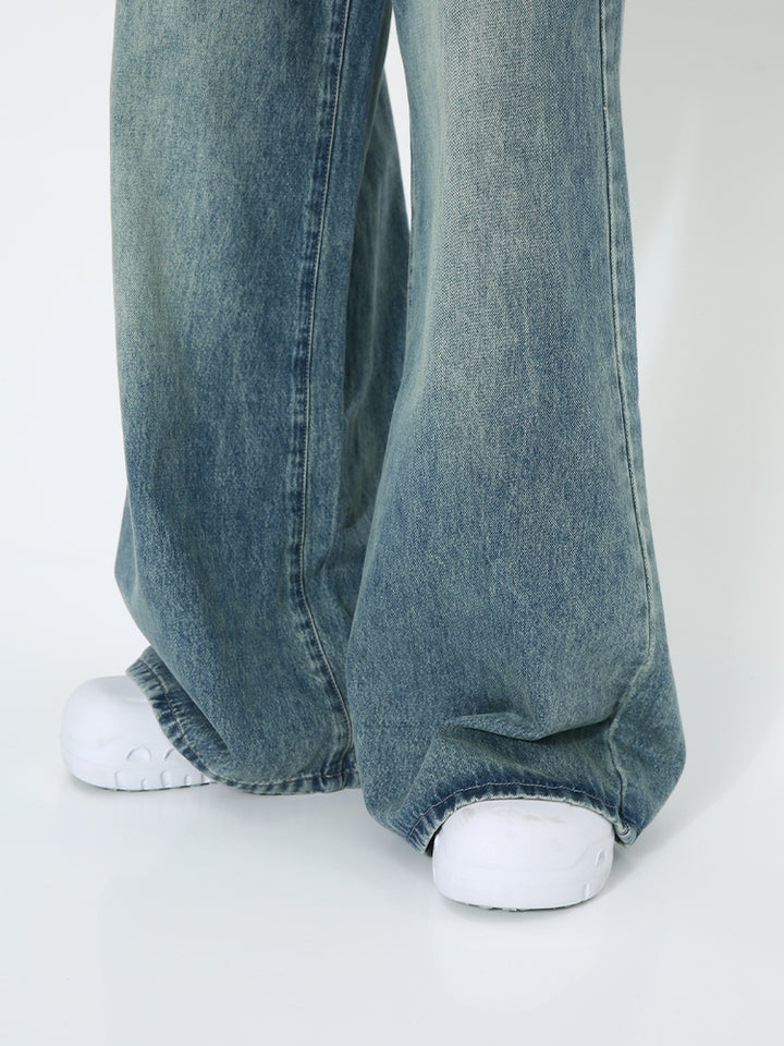 Vintage Wide-Leg Loose Fit Jeans