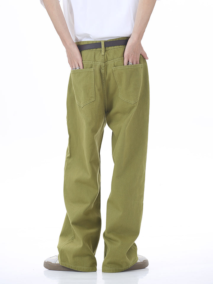 Loose Mid-Waist Wide-Leg Jeans