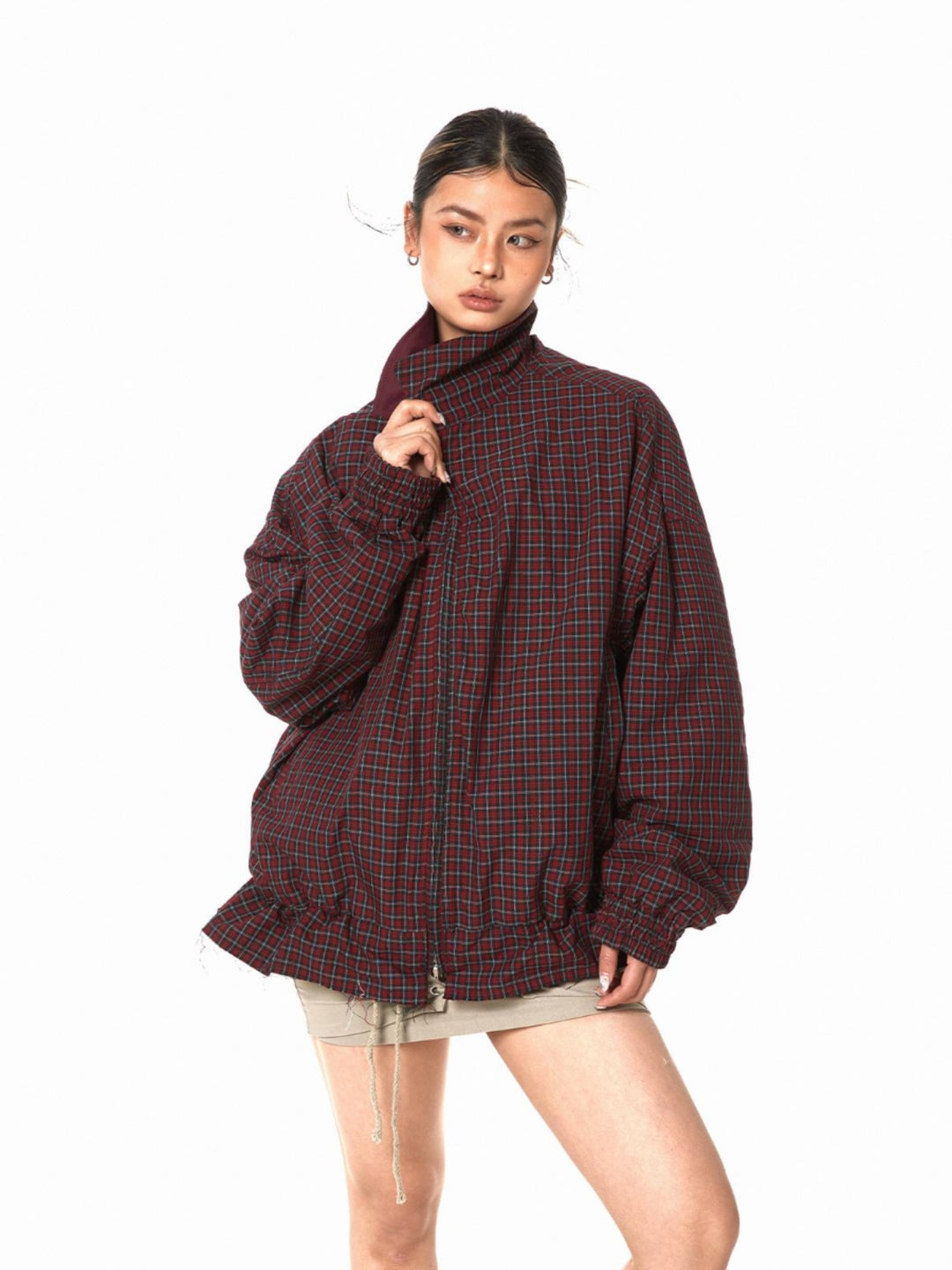 Reversible Plaid Jacket
