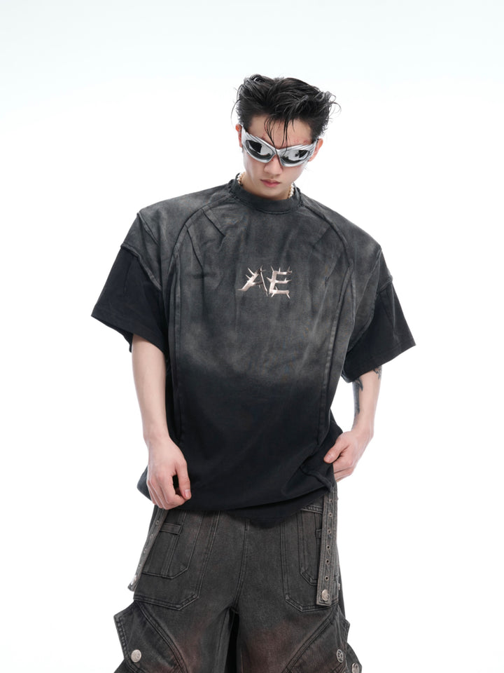 Distressed Heavy Cotton T-shirt