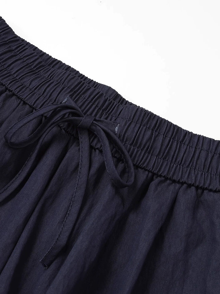High Waist Wide-leg Pants