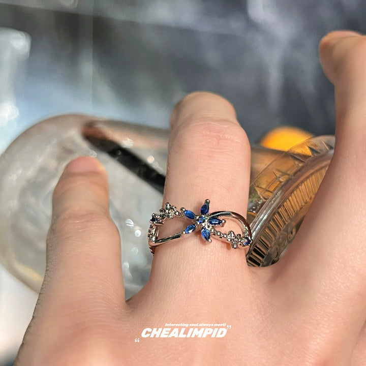 Flower Open Adjustable Ring
