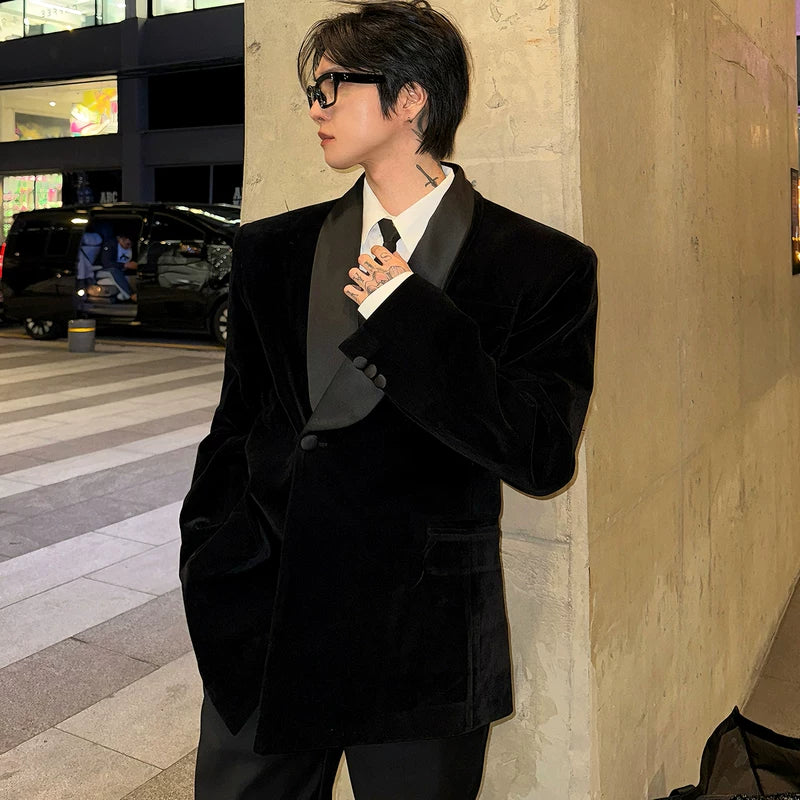 Velvet Korean Style Casual Jacket