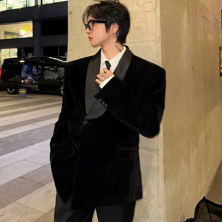 Velvet Korean Style Casual Jacket