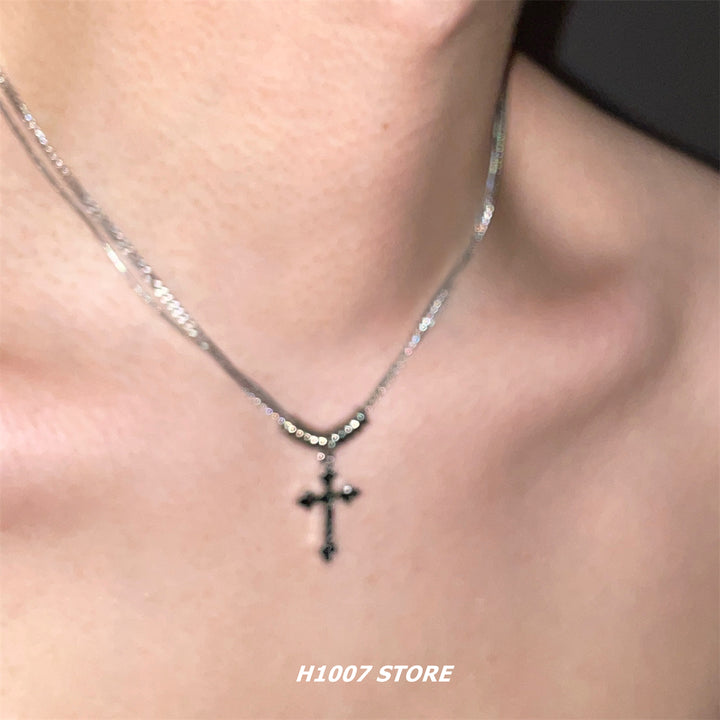 Cross Pendant Hip-Hop Necklace Chain