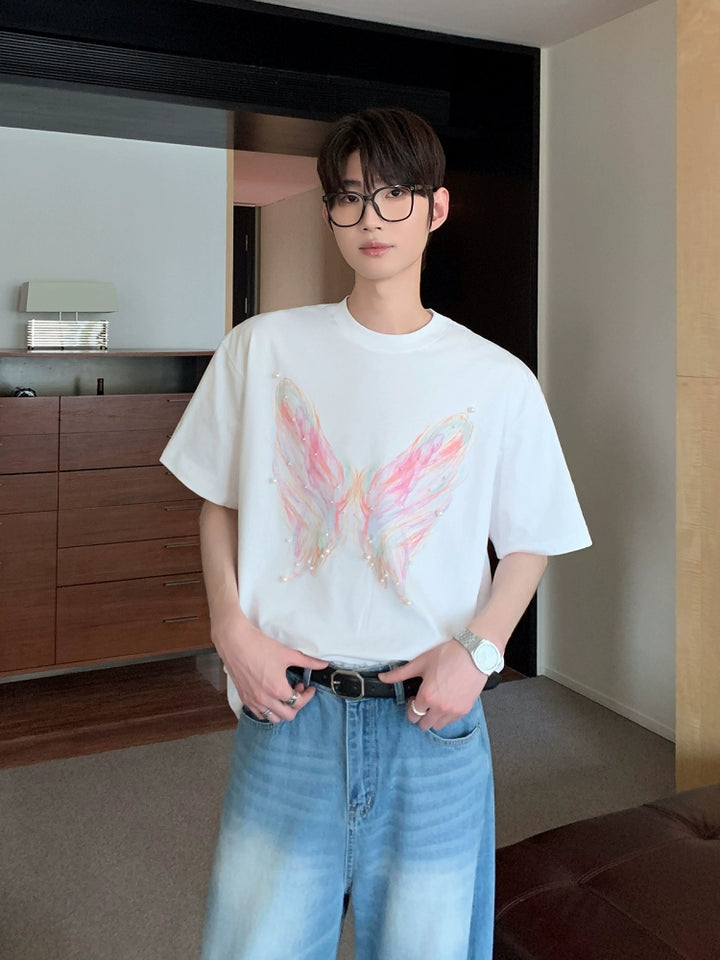 Butterfly Graphic Short Sleeve T-shirt
