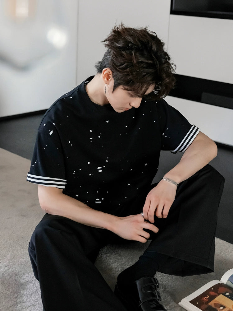 Ronde Hals Korte Mouw Pullover T-shirt 