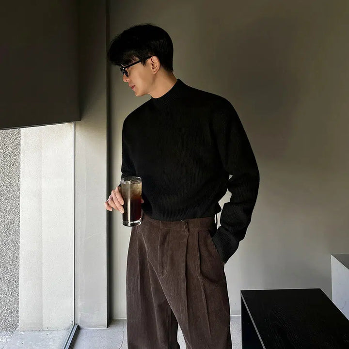 Half Turtleneck Sweater