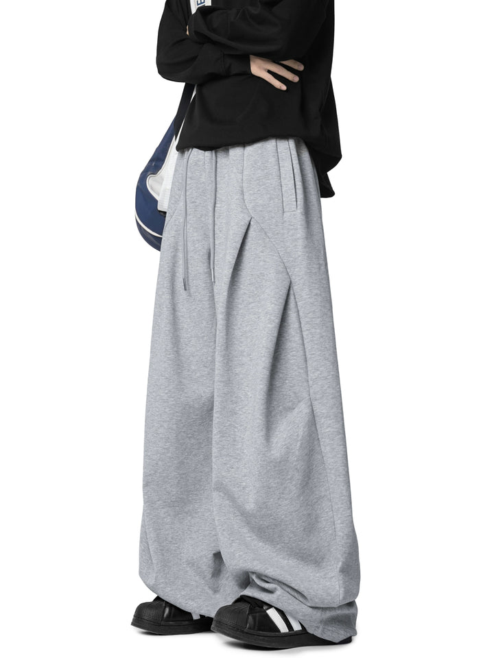 Deconstructed Loose Fit Casual Sweatpants