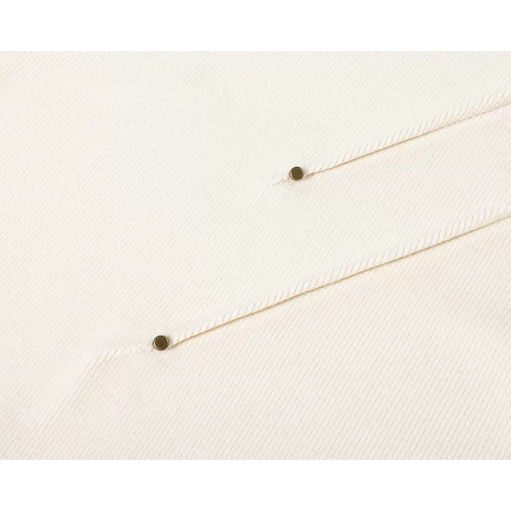 Top de punto ajustado con cuello alto 