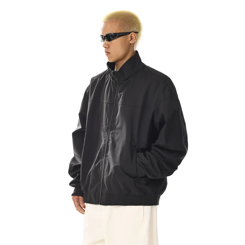 Kurtka robocza na co dzień z kołnierzem stójkowym 