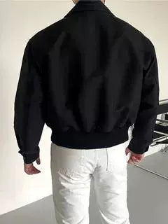 Baumwoll-Flugjacke lässige Baseballjacke 