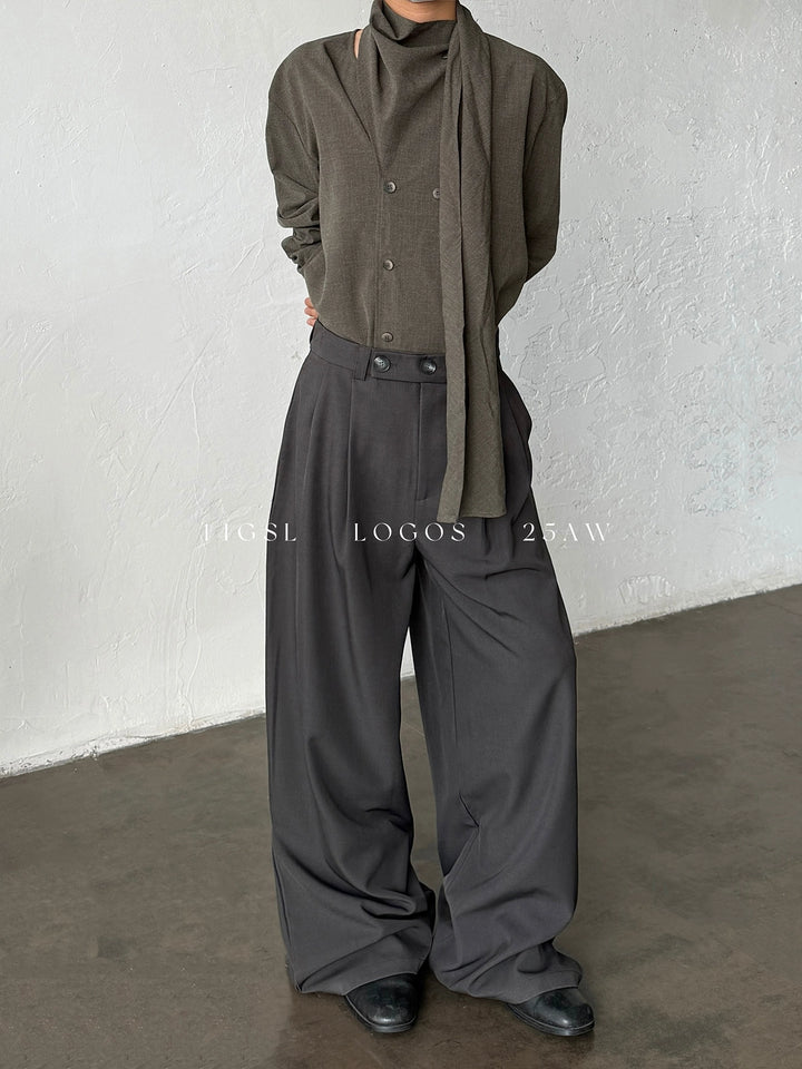 Minimalist Loose Straight Leg Pants