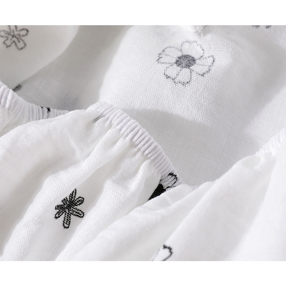 Blomstrete Halter Neck Midje Bånd Sommerkjole 
