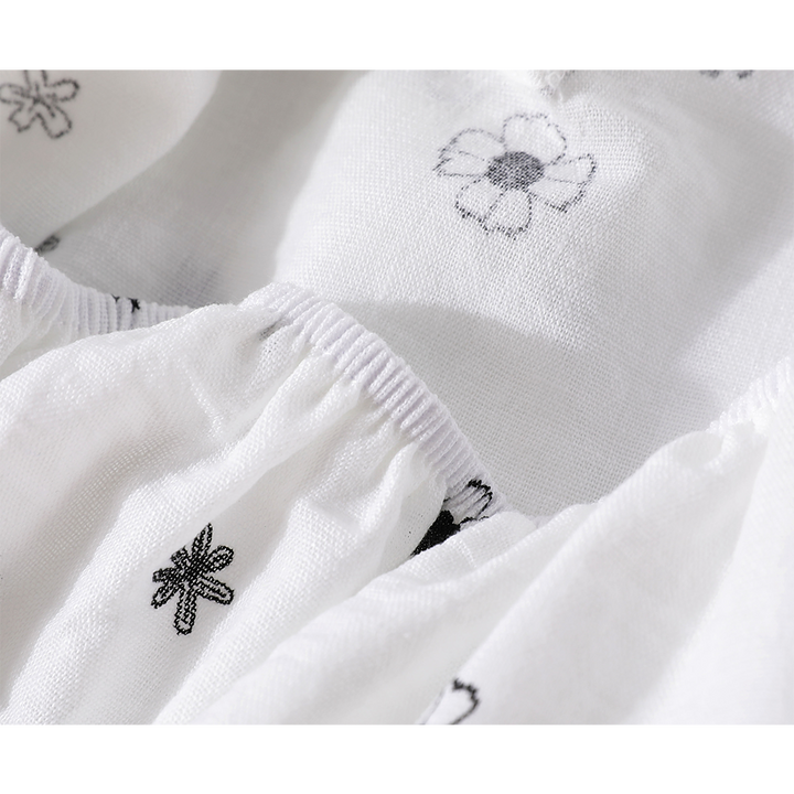 Blomstrete Halter Neck Midje Bånd Sommerkjole 