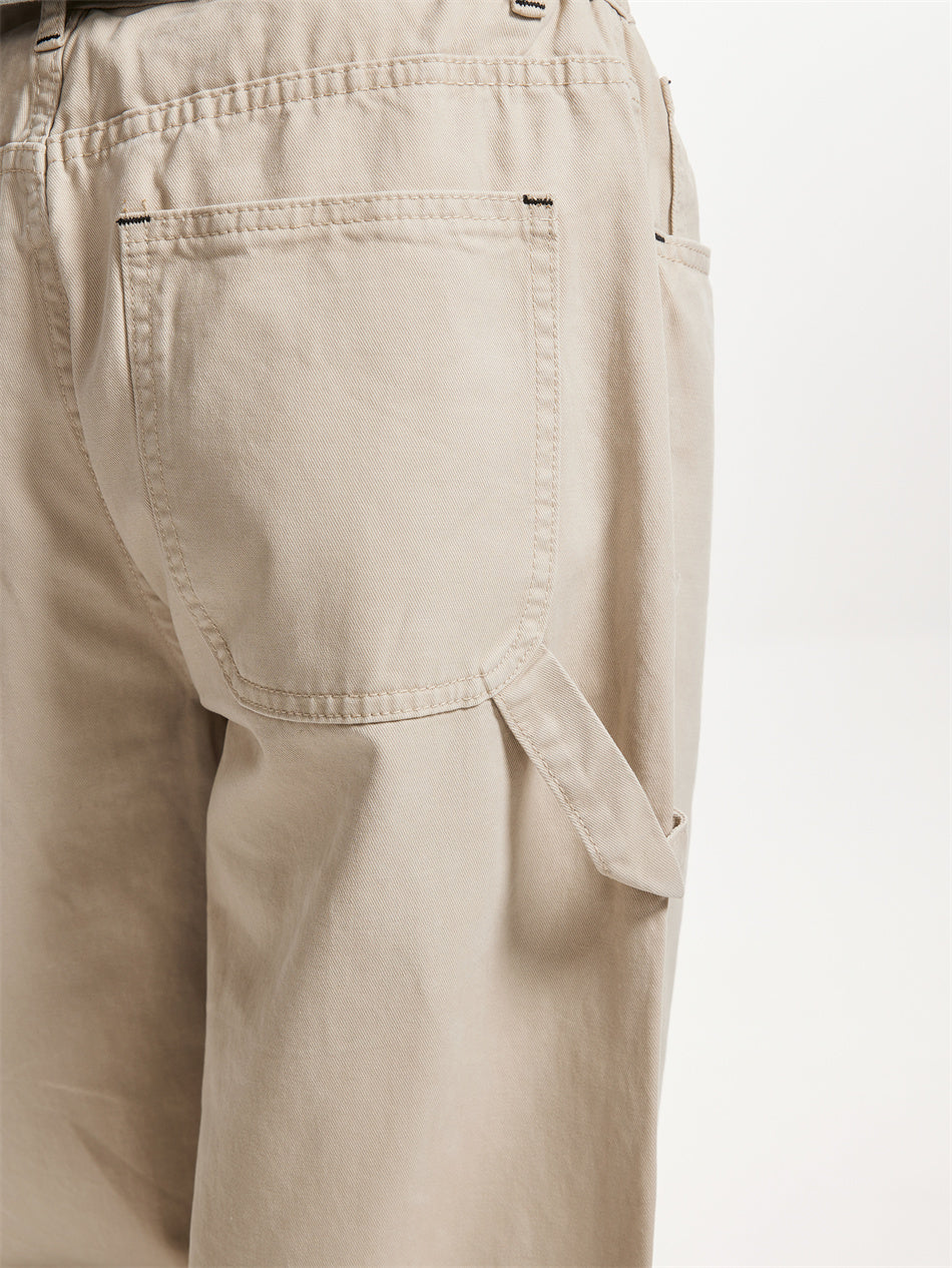 Loose Fit Casual Straight Pants