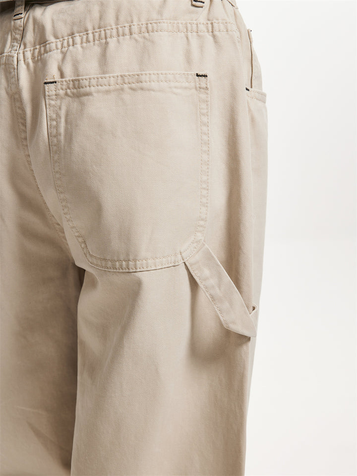 Loose Fit Casual Straight Pants