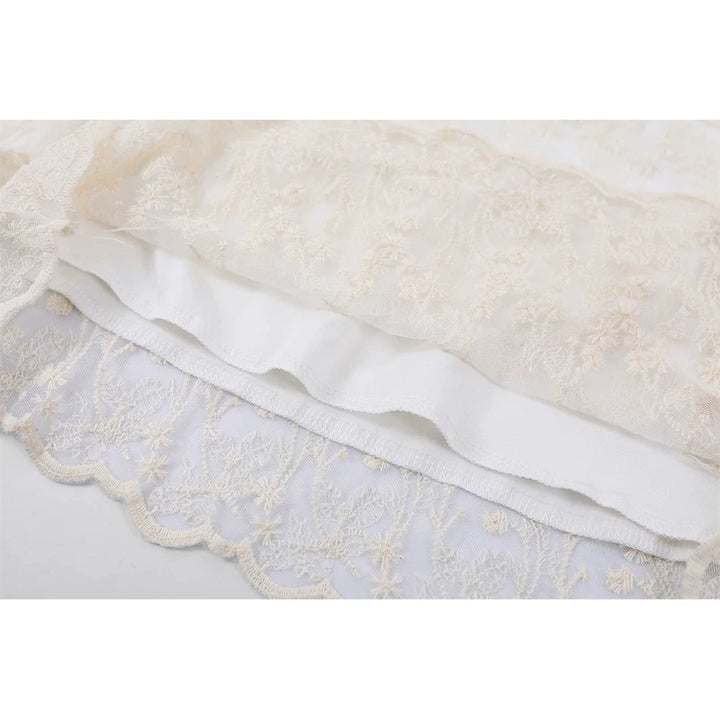 Peter Pan Collar Lace Blouse