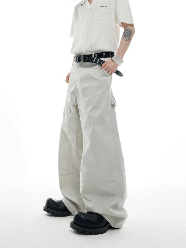 Deconstructed Short-Sleeved Jacket Suit