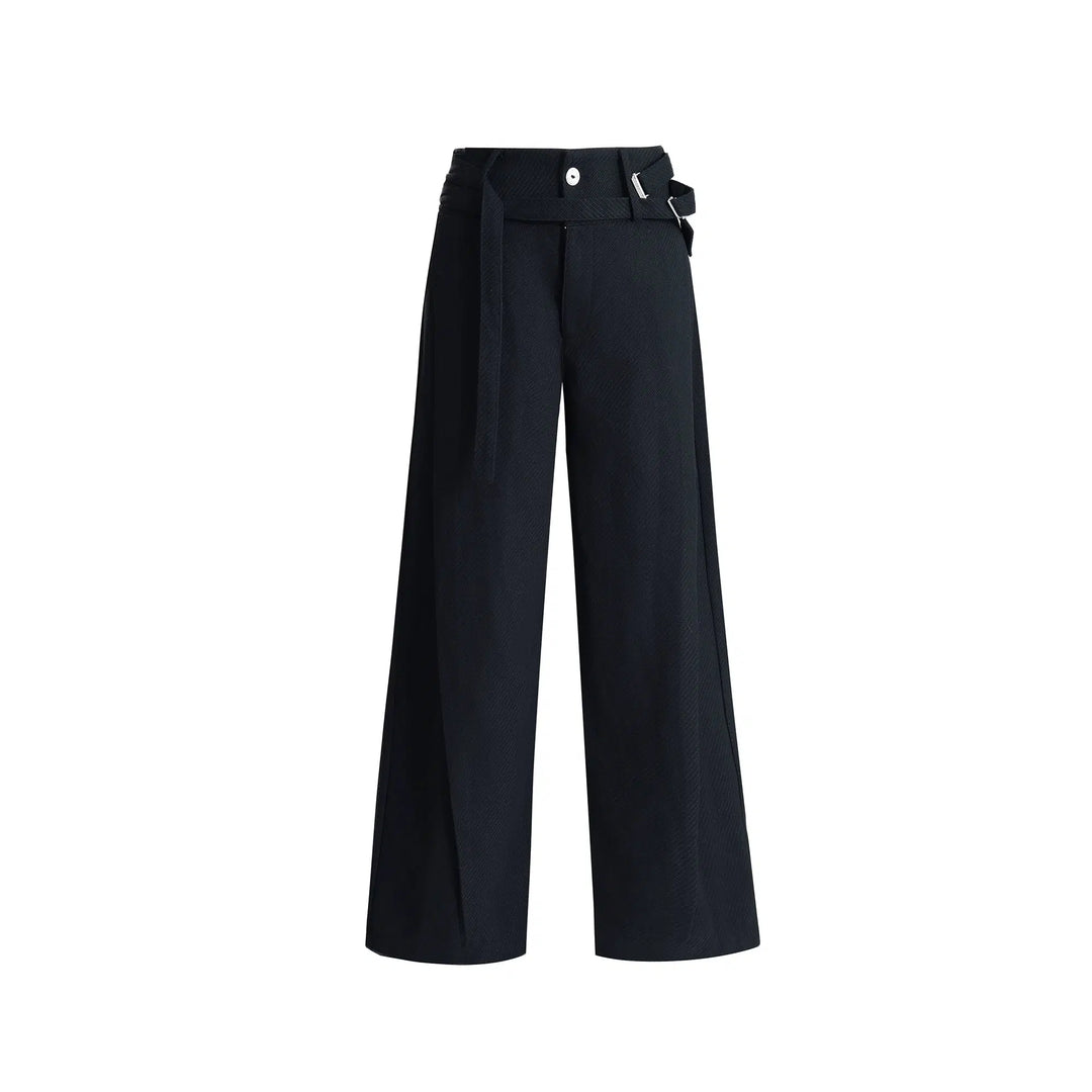 Metal Buttons Irregular Design Suit Set