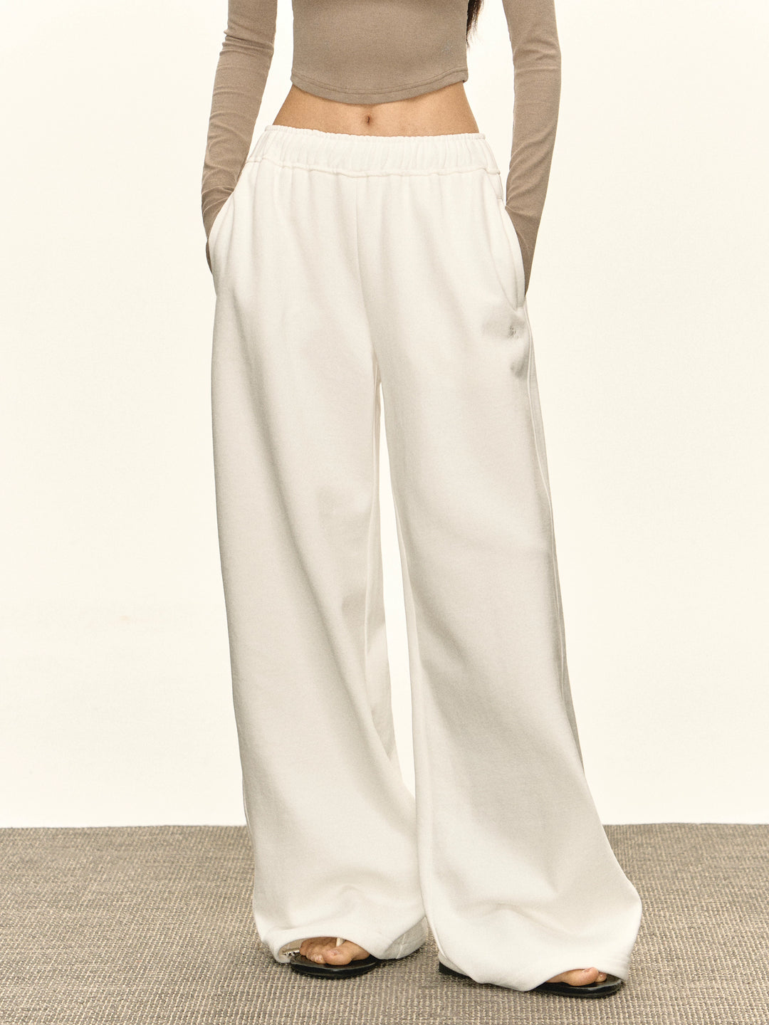 Pantalons longs de sport amples rétro 