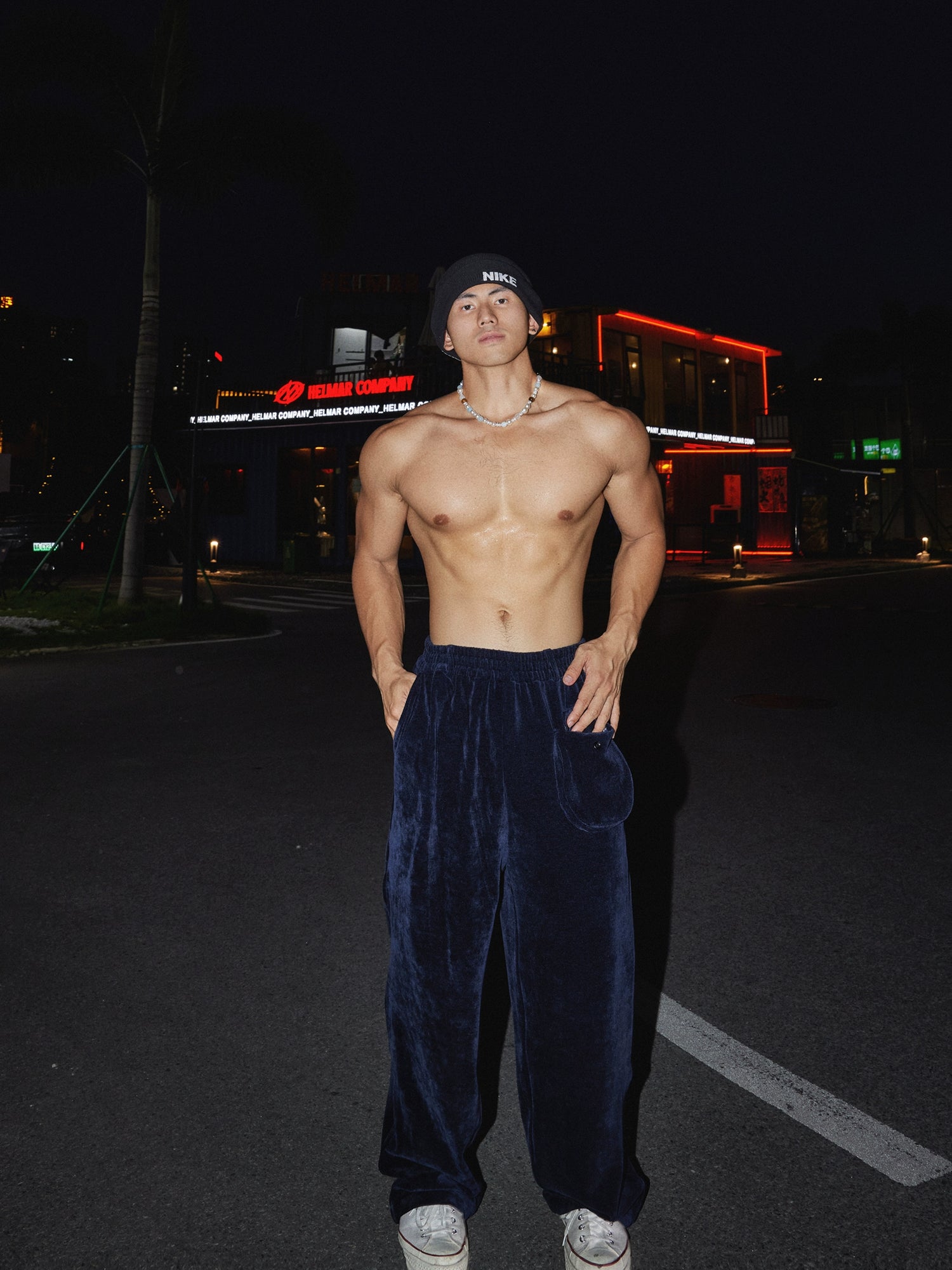 Şenil Korduroy Esnek Bel Günlük Pantolonlar 