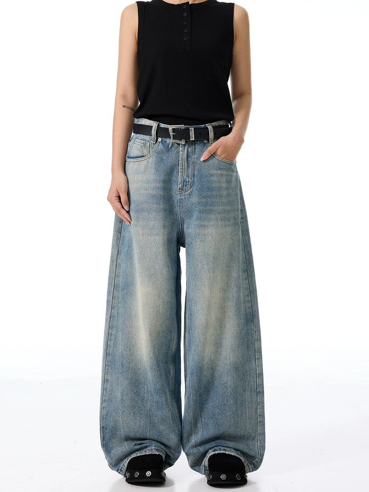 Wide Leg Loose Casual Jeans