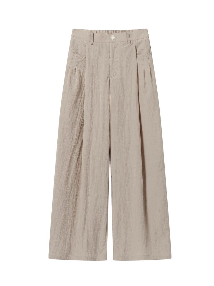Pantalons décontractés larges en Tencel 