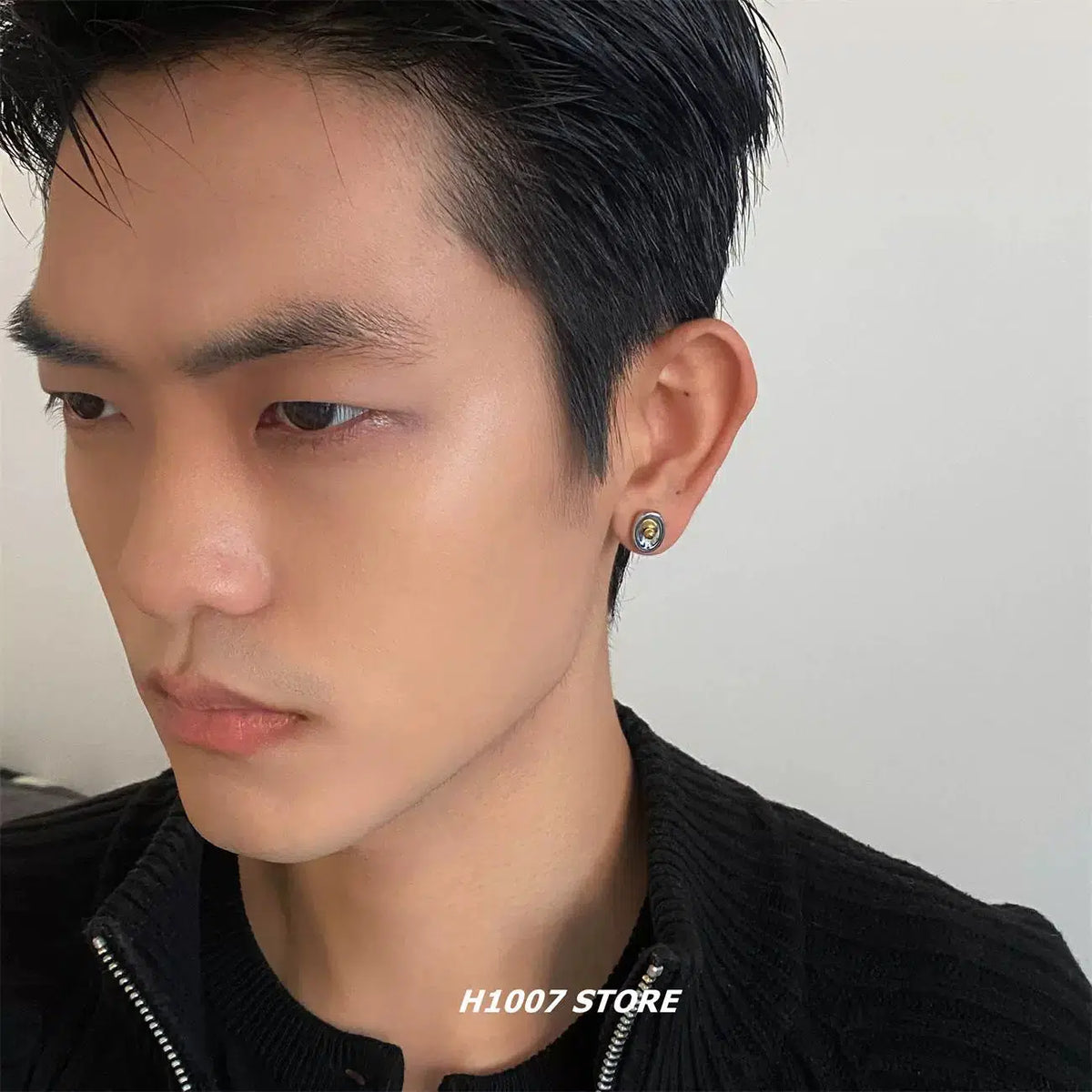 Stylish Metallic Stud Earrings