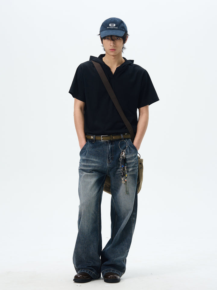 Hooded Short-Sleeve T-Shirt