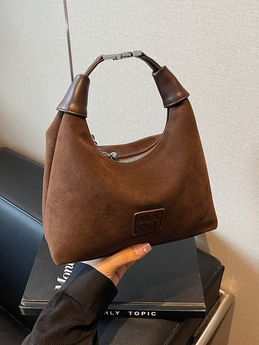 Retro Suede Small Messenger Bag