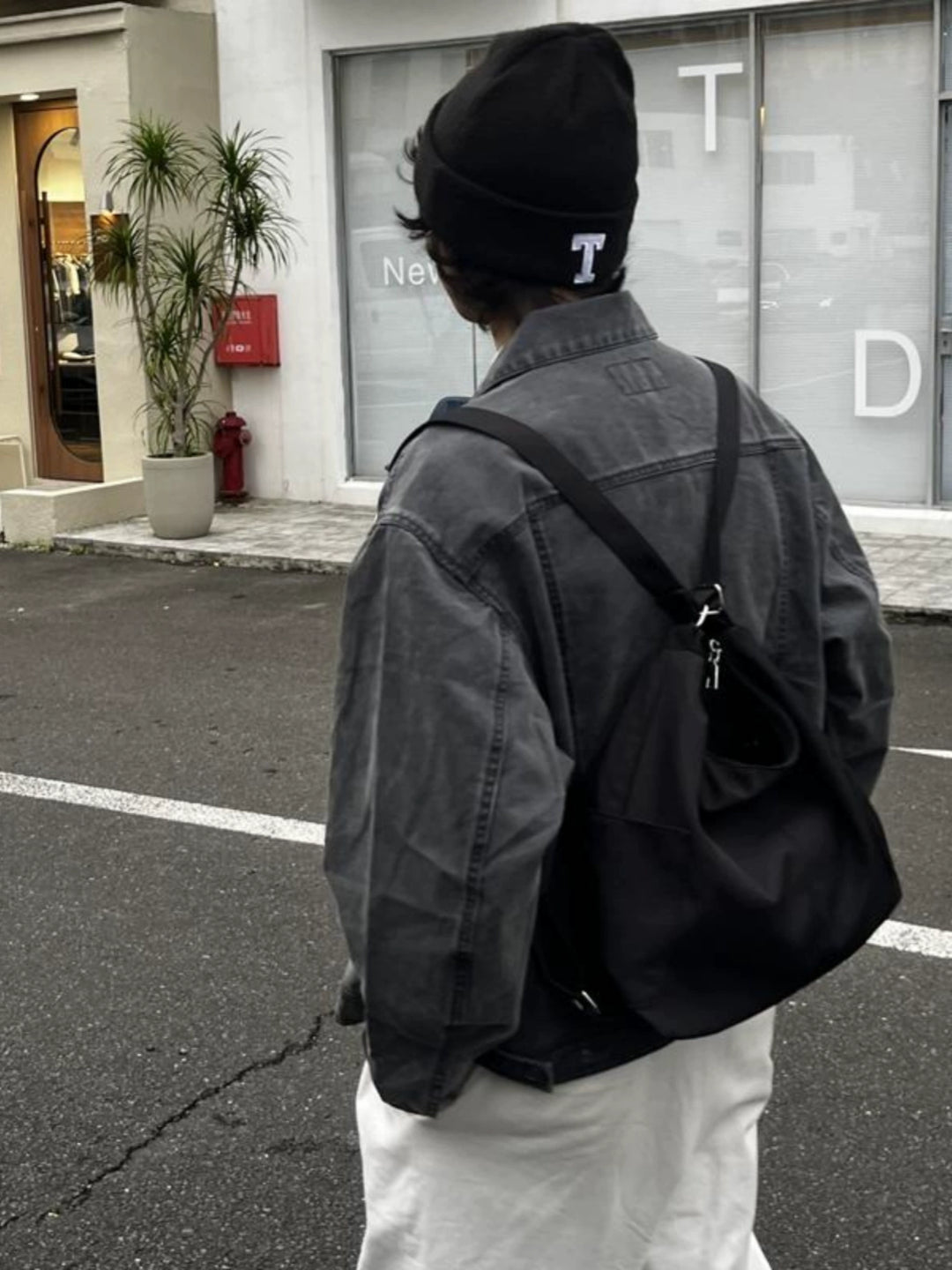 Letvægts alsidig crossbody rygsæk taske 