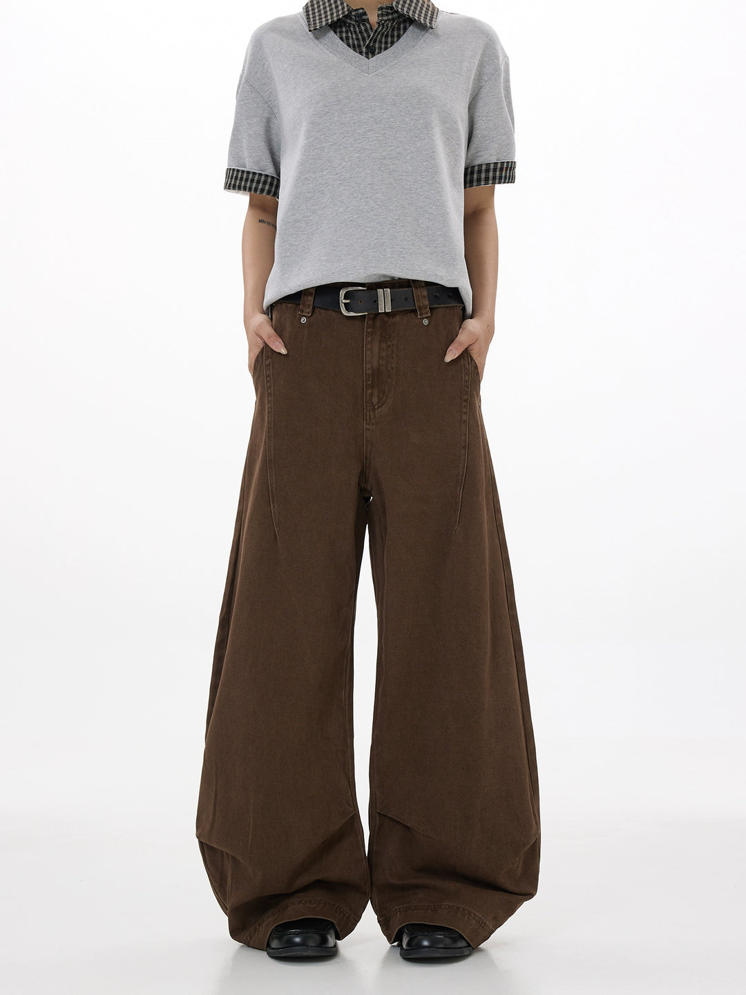 Loose Fit Straight Leg Pants