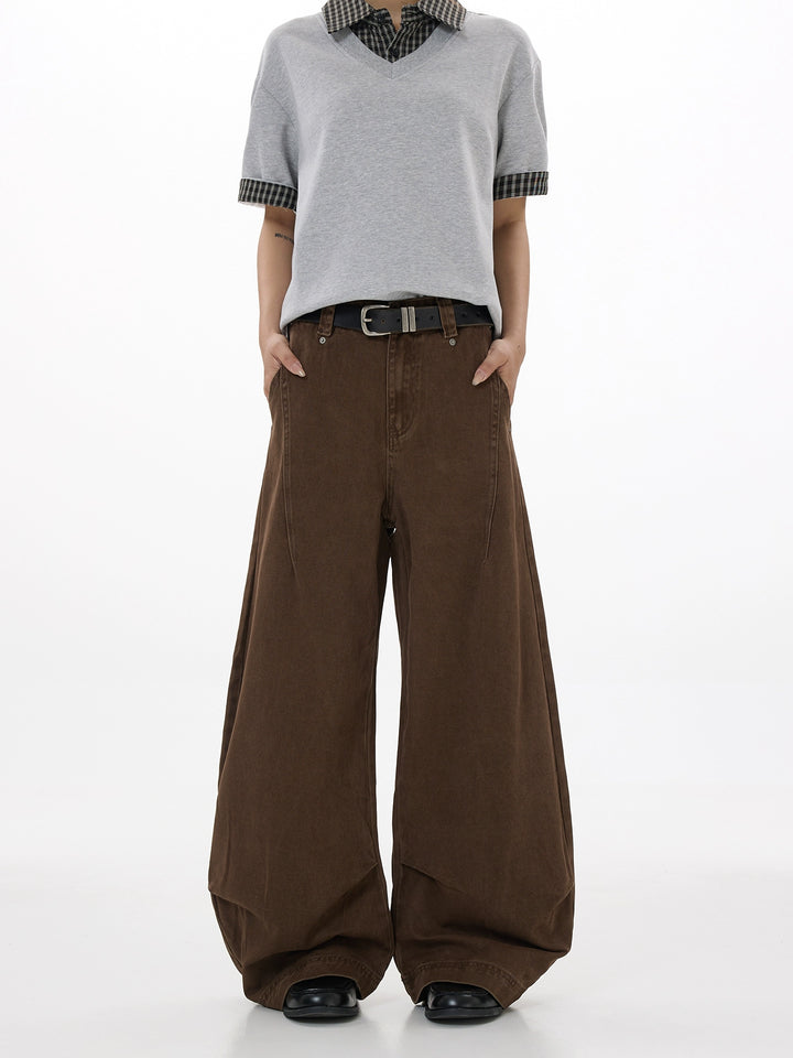 Loose Fit Straight Leg Pants