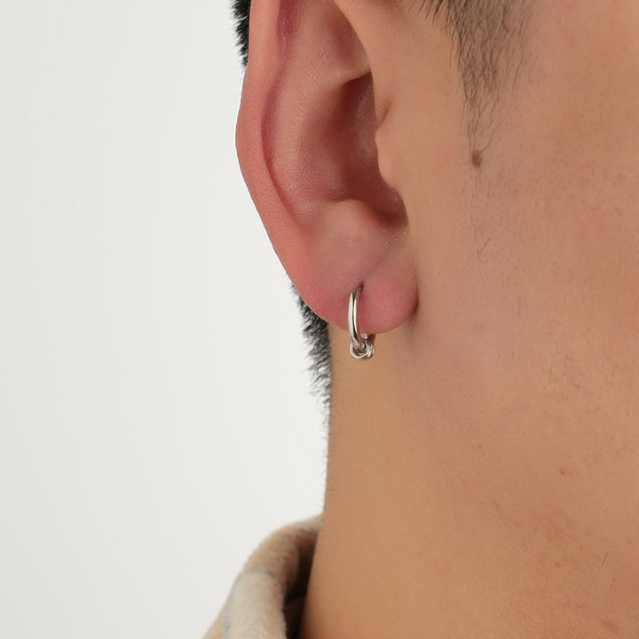S925 Sterling Silver Hoop Earrings
