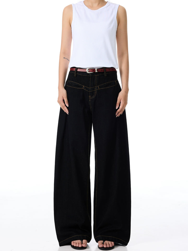 Low Waist Wide Leg Jeans