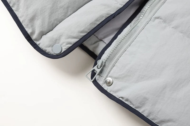 Scarf Collar Short Down Jacket