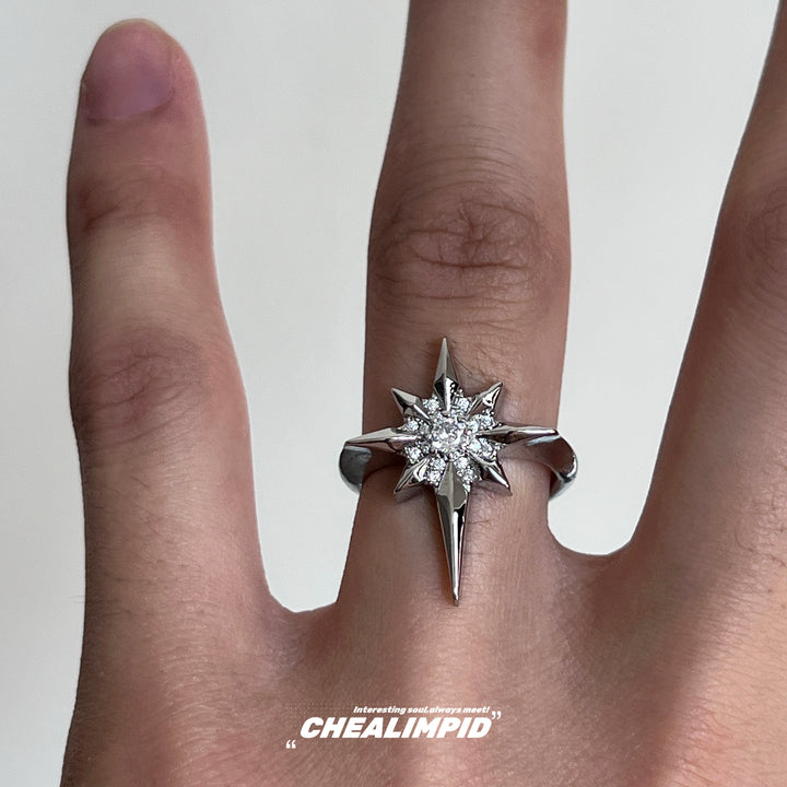 Zircon Open Adjustable Ring