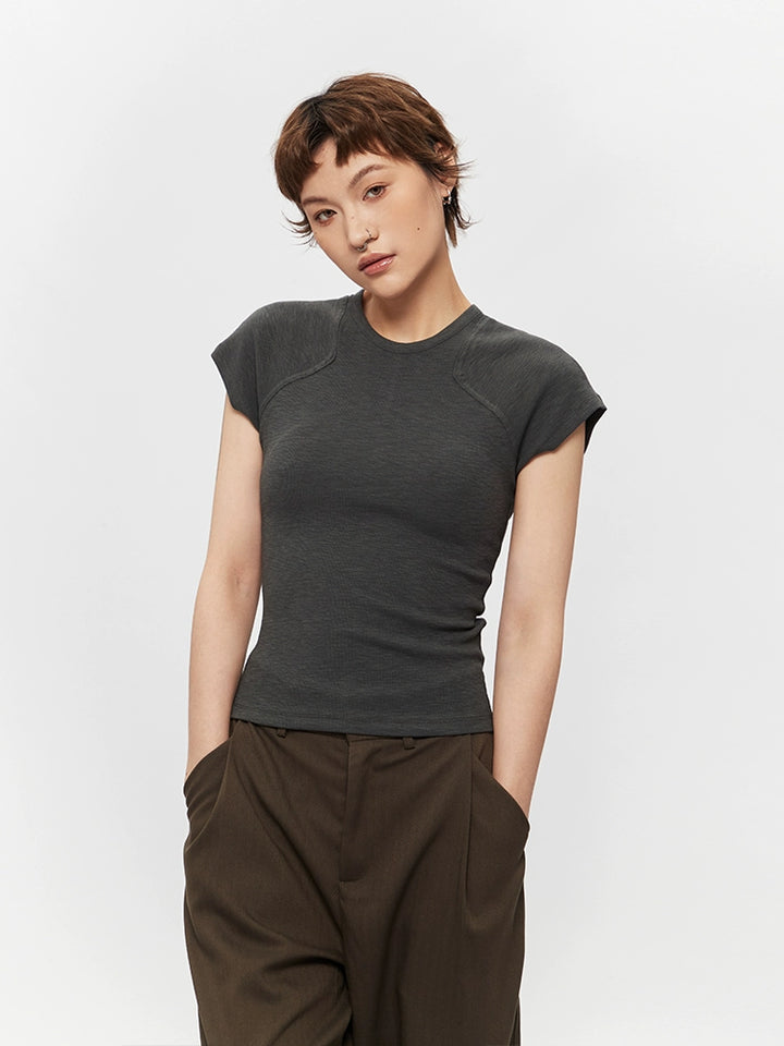 Slim Fit Short Sleeve Crewneck T-Shirt