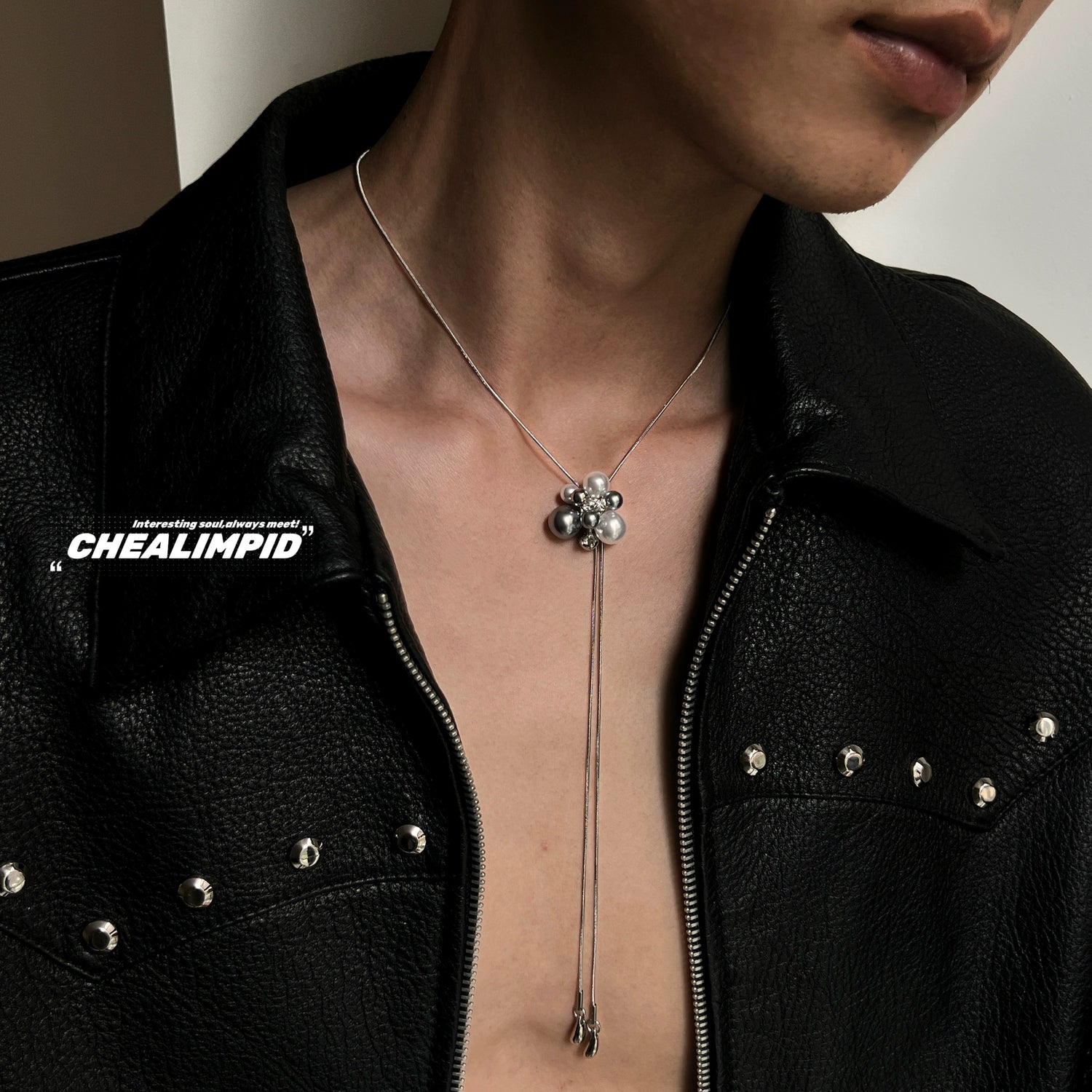 Pearl Flower Tassel Pendant Necklace