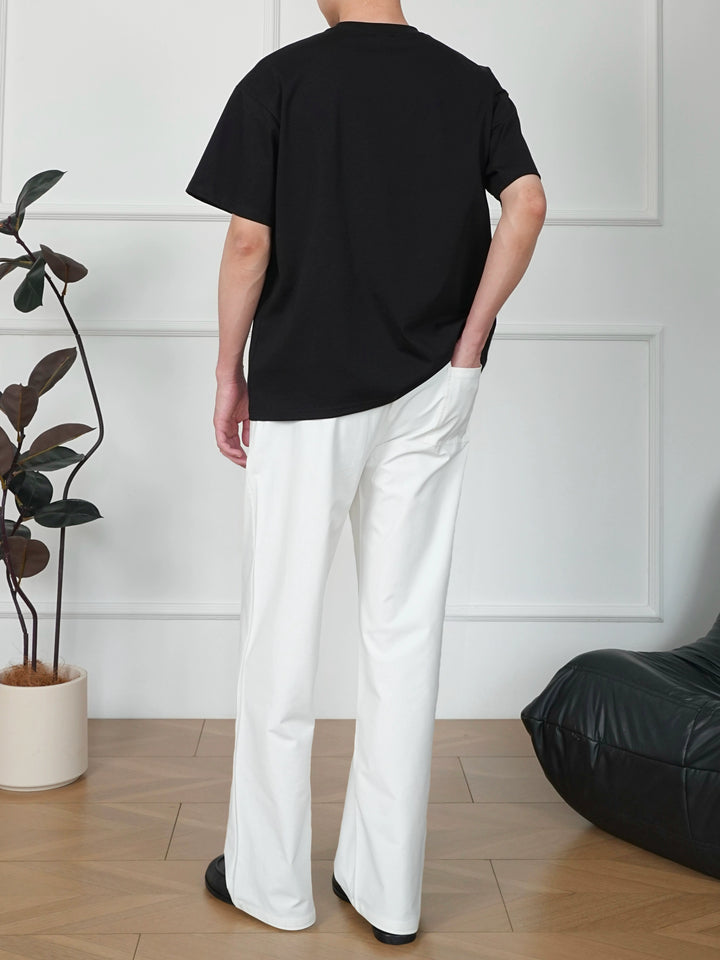 Loose Straight Wide-Leg Casual Pants