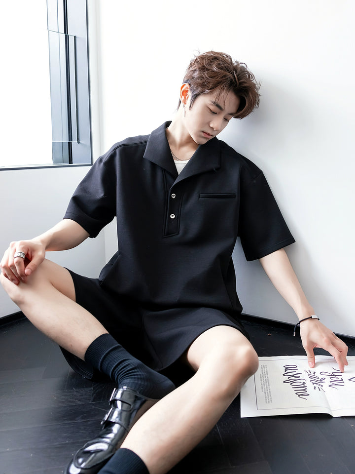 Short Sleeve Polo Shirt and Pants