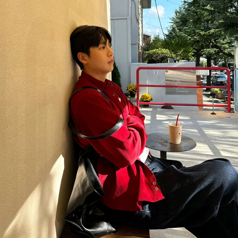 Camisa de Manga Longa em Corduroy, Outono Inverno 