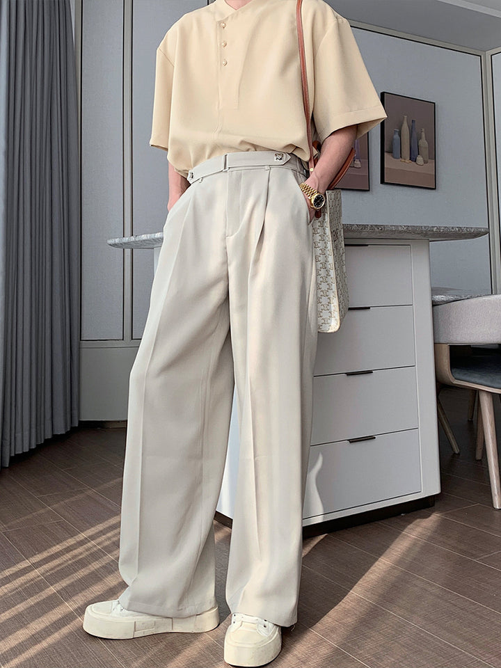 Casual Wide-Leg Pants