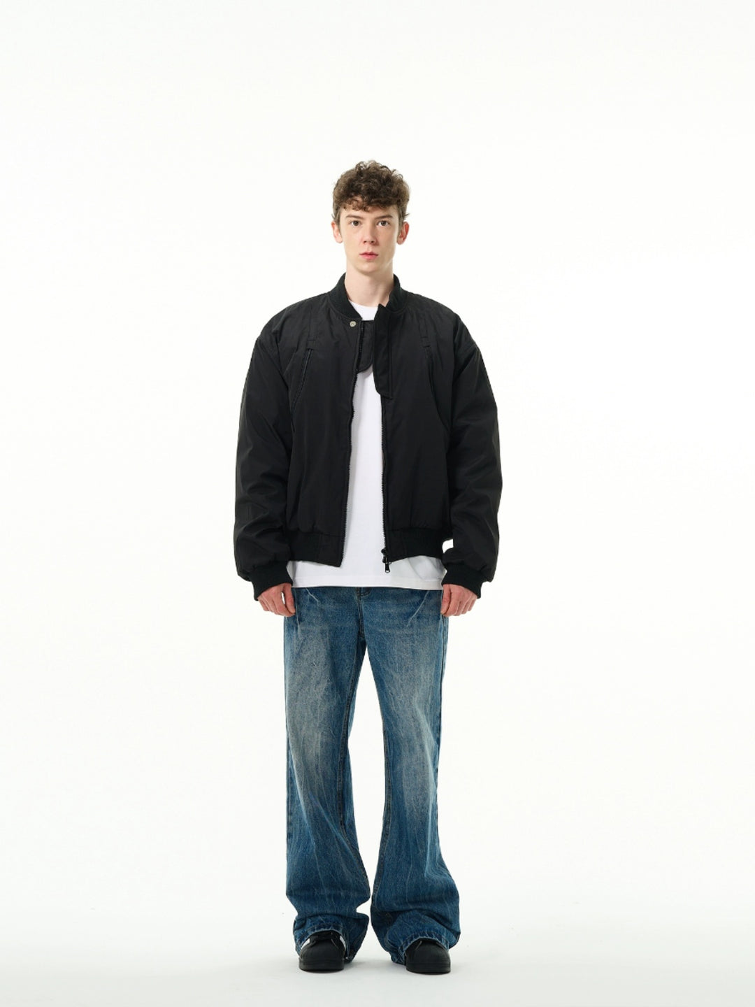 Retro Insulated Cotton Bomber Jacket