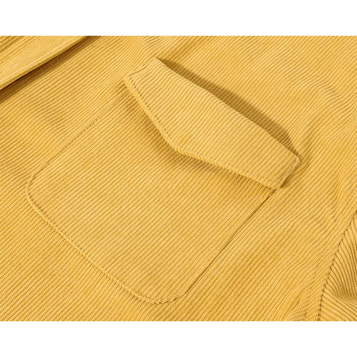 Corduroy Loose Fit Shirt Jacket