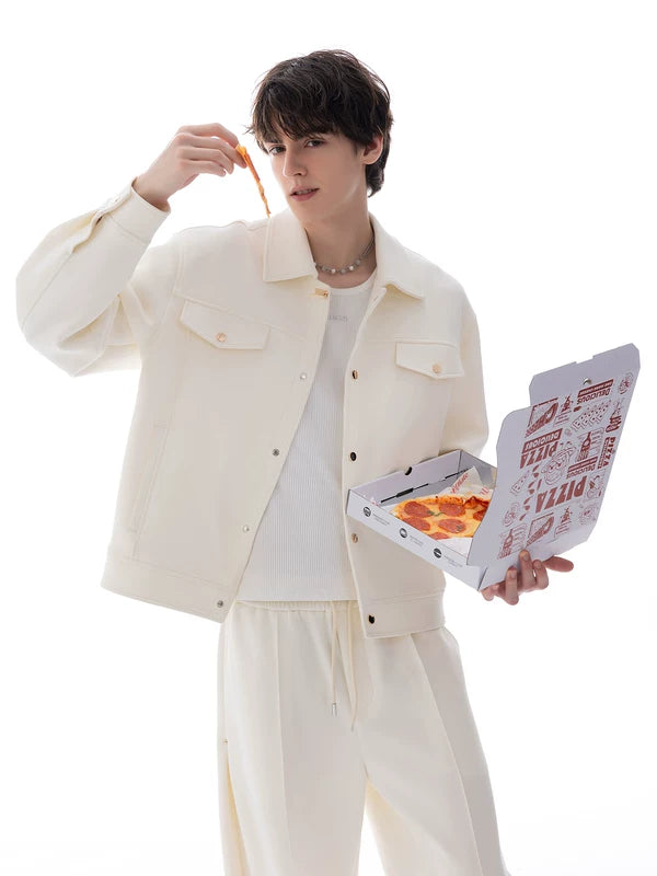 Veste et pantalon décontractés à coupe ample 