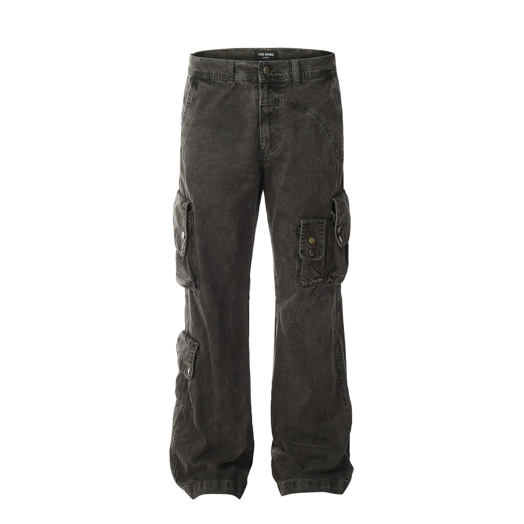 Straight-leg Cargo Jeans