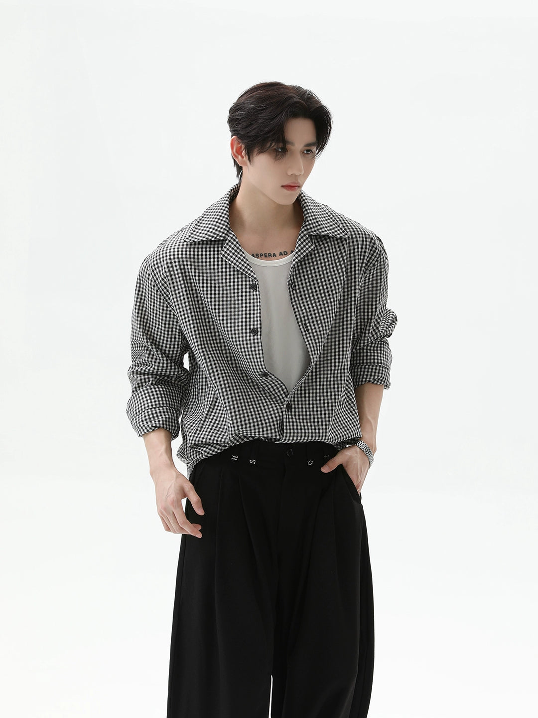 Casual Long Sleeve Plaid Shirt