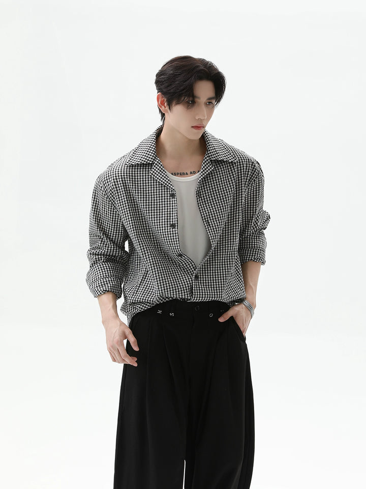 Casual Long Sleeve Plaid Shirt